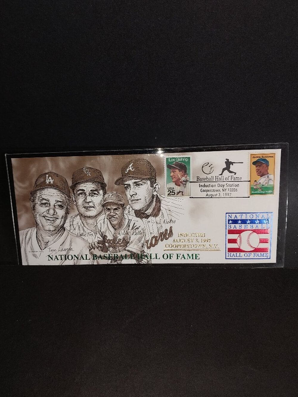 1997 National Baseball HOF Cachet